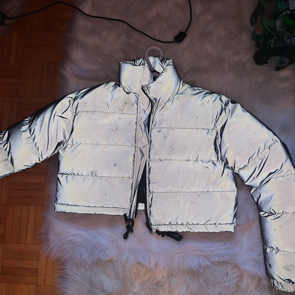 ‘PrettyLittleThing’ cropped puffer jacket